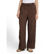 Tom Tailor denim dames palazzo broek 1051556 streep Bruin